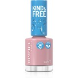 Rimmel Kind &amp; Free lac de unghii culoare 154 Milky Bare 8 ml