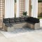 vidaXL Set de canapele pentru grădină 8 pcs Gri deschis Rattan poli 3360363