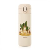 Sticla de baut pentru copii din otel inoxidabil Alb-Crem, 350ml, Reer