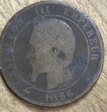 MNDSTR (1) Franta Napoleon III 10 Centimes 1856