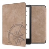 Husa pentru Kindle Paperwhite 11, Piele ecologica, Maro, kwmobile, 56258.01