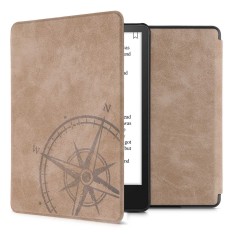 Husa pentru Kindle Paperwhite 11, Piele ecologica, Maro, kwmobile, 56258.01