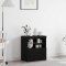 vidaXL Bufet Negru 60 x 37 x 67 cm Lemn compozit 863029