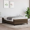 VidaXL Cadru de pat fără saltea, maro &icirc;nchis, 120x200 cm, textil 3120503