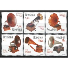 Romania 2019 Mi 7638/43 MNH - LP 2266 Colectii romanesti: gramofoane