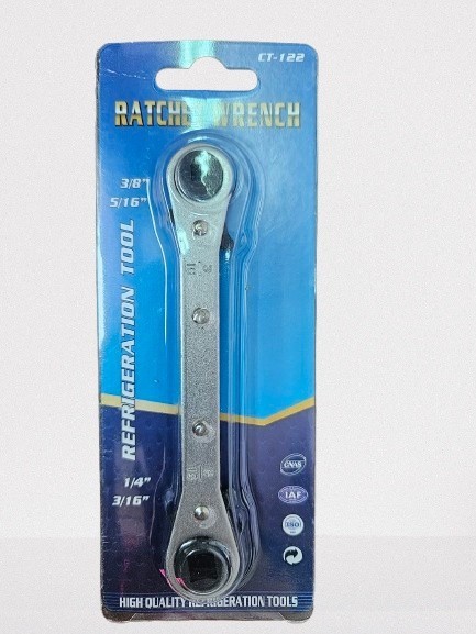 Cheie ventil CT 122 cu clichet 1/4, 3/8, 3/16, 5/16