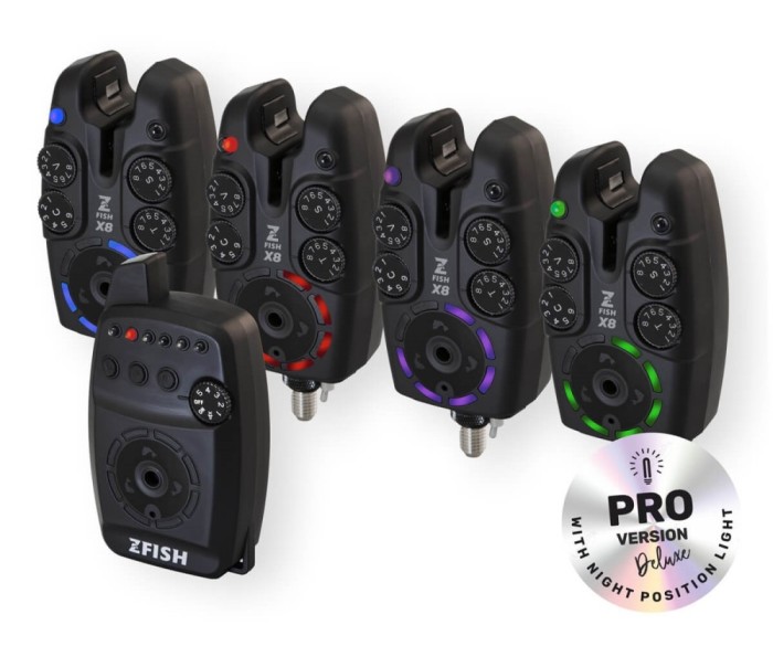 Set de avertizori si statie 4 +1 ZX8 Pro - Zfish