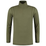 Cumpara ieftin Bluza Korda Kool Quick Dry Long Sleeve Zip Neck, Olive (Marime: M)