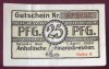 Germania notgeld 25 pfennig 1920 Anhaltische Finance Directorate Dessau **