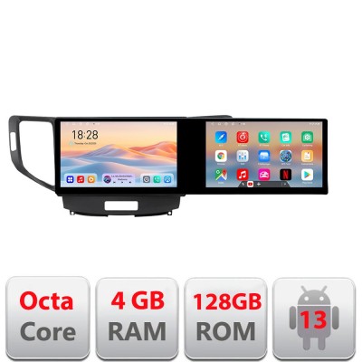 Navigatie Honda Accord 2008-2012 Kit-8951 Edotec 2 ecrane 8 core 4+128 21.6 inch Incell android Wifi 5Ghz gps internet a CarStore Technology foto