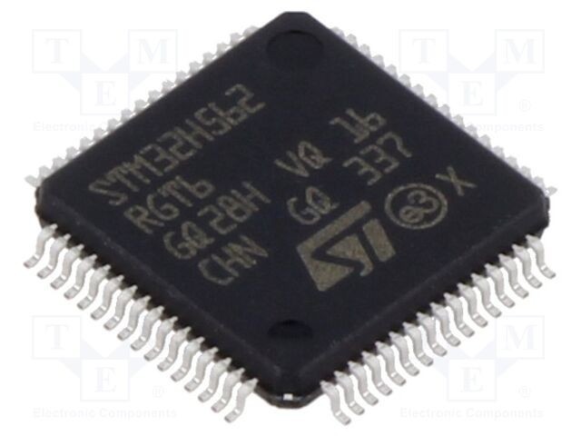 Microcontroler STM32H5 ARM Cortex M33 250MHz 1MB FLASH LQFP64 STMicroelectronics