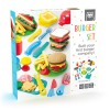 Set de creatie cu plastilina - Decoreaza burgerul, Eurekakids