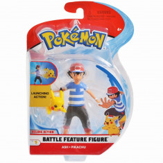 Figurina Pokemon Battle Feature, Ash si Pikachu foto