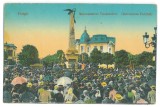 4881 - PLOIESTI, Market, Hunter Monument, Romania - old postcard - used - 1917, Circulata, Printata