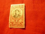Timbru Uruguay 1920 -Pes.Jose E.Rado , 2C rosu sarniera