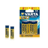 BATERIE ALCALINA LONGLIFE LR06 BL 6BUC VARTA