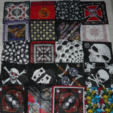 Bandana,batic 54x54cm model floral,craniu,chopper,England,USA,frunze,jamaica