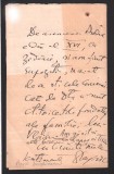 Autograf: Ion C. Filitti. De la Virgil Draghiceau, aprilie 1932