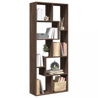 vidaXL Bibliotecă/separator cameră stejar maro 67x25x161,5 cm lemn 858081 foto