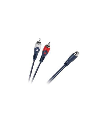 Cablu Y RCA mama la 2x RCA tata 0.2m Cabletech foto