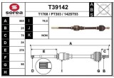 Planetara Citroen C3, C3 II, C3 Picasso, DS3 16; Peugeot 2008 I, 207 15, 208 I 20, motor 1.2 THP / 1.4 VTi / 1.5 &amp;amp; 1.6 Hdi, montare Fata,