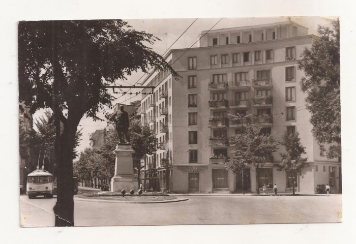 RF45 -Carte Postala- Bucuresti, piata M. Kogalniceanu, circulata 1960