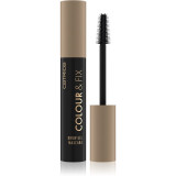 Cumpara ieftin Catrice Colour &amp; Fix mascara pentru spr&acirc;ncene culoare 020 - Medium Brown 5 ml