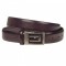 Curea barbati, casual-eleganta, din piele ecologica, latime 3.5 cm, maro - CK167M