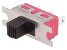 Comutator Glisant 2 Poz SPDT 3A/250VAC 6A/28VDC ON-ON