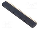 Conector şiruri pini mamă 50 PIN 2,54mm aurit THT SAMTEC