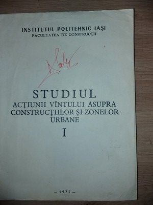 Studiul actiunii vintului asupra constructiilor zonelor urbane 1 foto