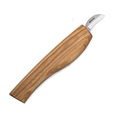 Cutit cu lama dreapta si ascutis oblic pentru sculptura in lemn BeaverCraft C6, 150 mm foto