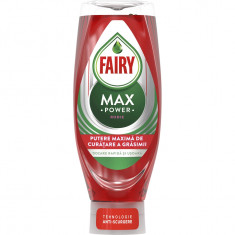 Detergent Lichid Pentru Vase, Fairy, Max Power, Rodie, 650ml