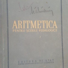 Aritmetica pentru scolile pedagogice