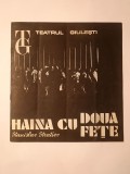 Caiet program Haina cu două fețe, de Stanislav Stratiev (Teatrul Giulești; regia: Alexandru Tocilescu)