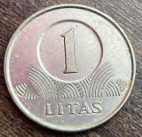 C50 - Moneda foarte veche - Lituania - 1 litai - 2002