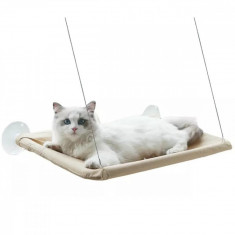 Hamac Elegant pentru Pisica cu Montaj pe Geam 55x32 cm