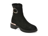 Ghete GRYXX negre, 207445, din piele intoarsa