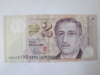 Singapore 2 Dollars 2011 foto