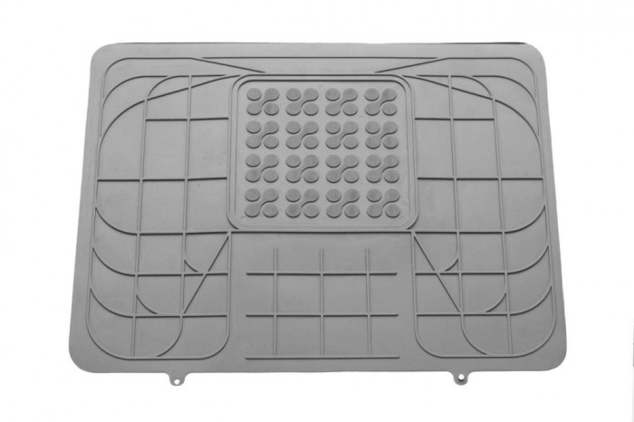 Covoras Auto Tunel Median Piesa A -V- A Gri 42 x 52,5 cm - Ajustabil