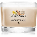 Yankee Candle Vanilla Cr&egrave;me Br&ucirc;l&eacute;e lum&acirc;nare votiv glass 37 g
