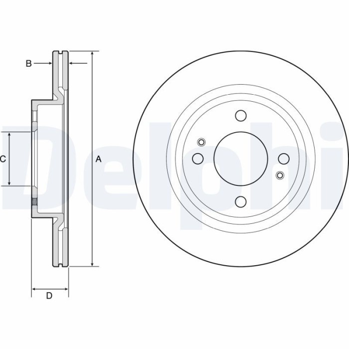 DELPHI BG4830C Disc frana