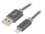 Cablu USB Lightning 1m Gri 480Mbps, Gembird
