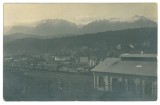 3926 - PREDEAL, Brasov, Railway Station - old postcard, real Photo - unused, Necirculata, Fotografie