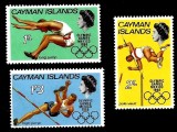 Insulele Cayman 1968 - Jocurile Olimpice, sport, serie neuzata