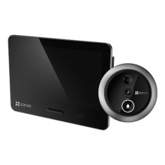 Vizor electronic smart, Wi-Fi, 4K, monitor tactil 5.5', sonerie, audio, acumulator 7100 mAh - EZVIZ CS-EP4-Sliver