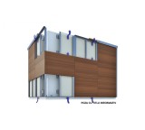 Structura aluminiu pentru prindere ascunsa 1m &sup2; placa HPL