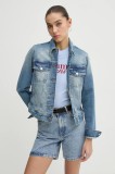 Tommy Jeans geacă din denim femei, de tranziție, DW0DW19858