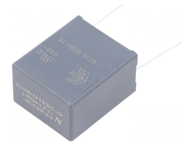 Condensator cu Polipropilenă 1,5uF THT