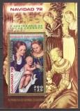 GUINEA ECUATORIALA 1972 PICTURA CRACIUN ( colita dantelata ) MNH